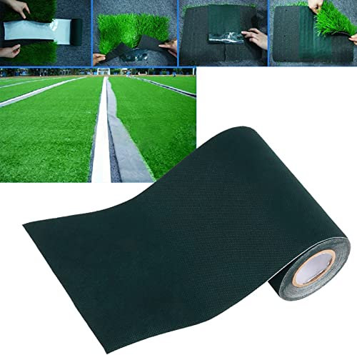KIMISS Premium Quality Self Adhesive Joining Synthetic Lawn Grass Tape, 15 X 500cm - Green Artificial Turf Seaming, Weatherproof, Easy to Ope e