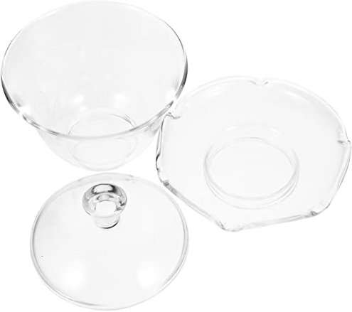 PHENOFICE Transparente Teetassen-set Haushalts Teegeschirr Dekorative Teeschale Für Teezeremonie