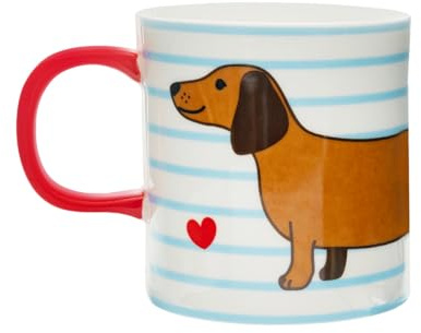 Sass & Belle Taza de perro salchicha