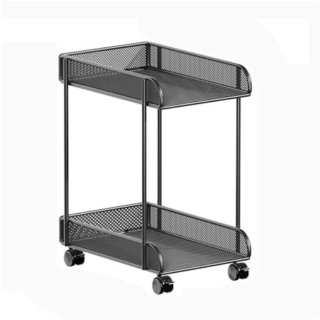 Soporte de CPU Soporte for torre de CPU, soporte negro for torre de PC, soporte for CPU de 2 niveles, carrito de torre for computadora móvil de metal, estuche for host móvil for el hogar con ruedas So