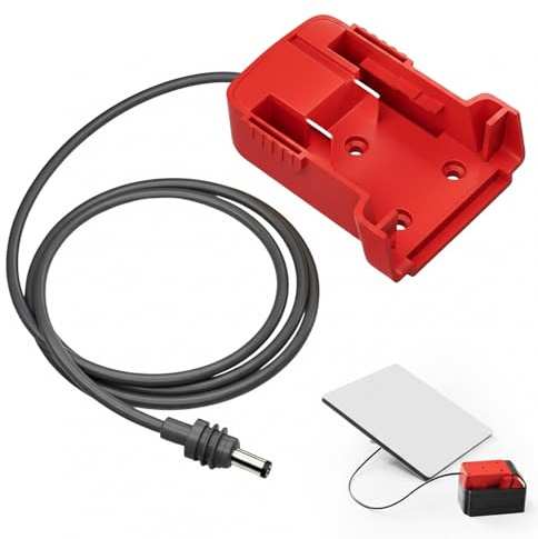 daboot Starlink Mini Battery Power Adapter with Star Link Mini DC 1M/3.2FT Power Cable Starlink Accessories (for Milwaukee)