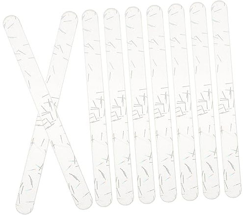 DIYEAH 20stücke Acryl Eisstiele Wiederverwendbare Eiscreme Sticks Für Bastelprojekte Und Dekoration Zufälliger Stil Für Selbstgemachte Eiscreme Und Kreative Aktivitäten