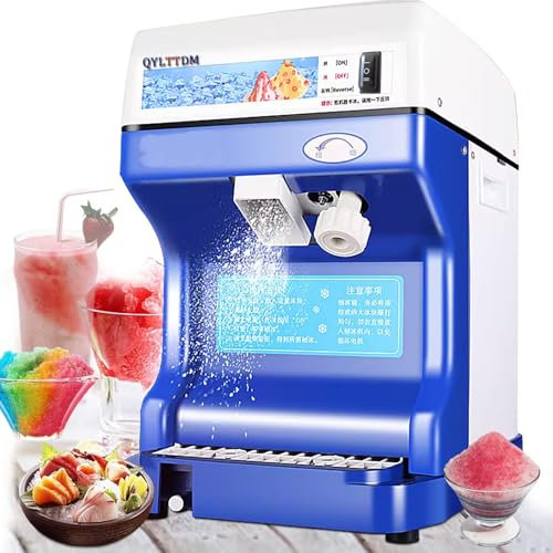 Máquina De Hielo Comercial, Máquina Industrial Independiente Para Hacer Cubitos De Hielo, Con Control Digital, Máquina Para Hacer Conos De Nieve, Con Cuchilla De Aleación De Aluminio De 260 Lb/h