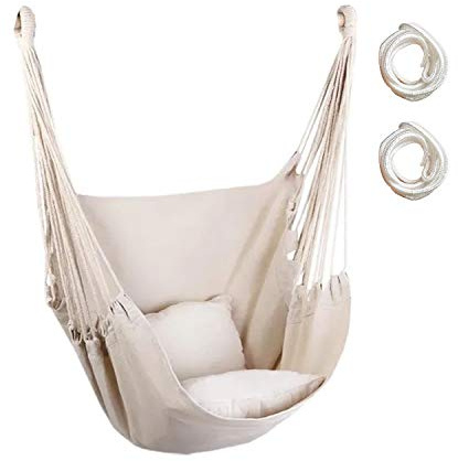 Hamac Extérieur Haut de Gamme - Hamac sur Pied Léger, Jardin et Balcon - Accessoire de Camping Idéal pour Vacances, Sieste et Détente(sans Coussin)