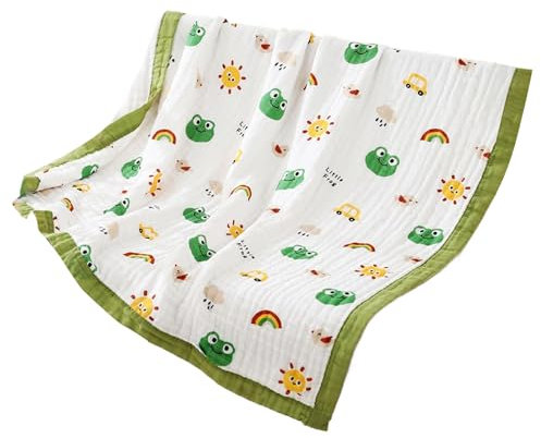Manta De Gasa De Algodón Para Bebés Y Niños Edredón ligero de gasa, secado