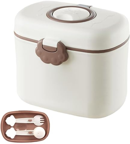 Contenitore di Stoccaggio Latte in Polvere | Scatola Alimentare per e Snack | Contenitore Ermetico Portatile per Alimenti Snack Casa Presepe Viaggi Attività All'aperto