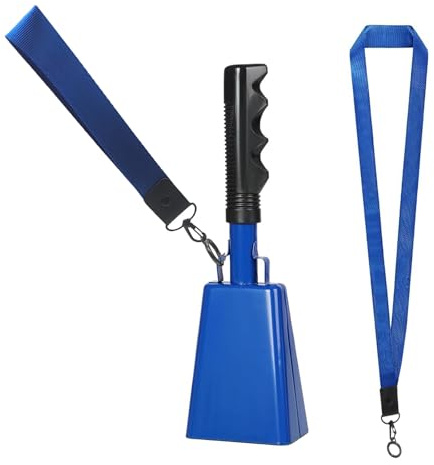Kuhglocken aus Metall mit Griff, für die Schule, Handheld, Kuh zum Anfeuern von Wettbewerben, Hochzeiten, Party-Zubehör