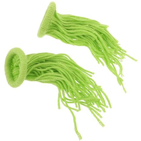 Spawning Mop with Easy Clean Reusable 2pcs Cotton Rope Green | Artificial Seaweed Style, Fry Tank Aquarium Use, Fish Eggs and Shrimp Breeding Helper