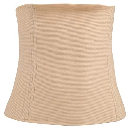 Jxngery Ajustable Deportes Fitness Abdomen Correa Adelgazar Banda del Vientre Body Shaper Cinturón Cintura Recortadora (Faja abotonada (color piel) M)