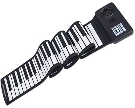 Tastiera per pianoforte a 88 tasti, portatile, in morbido silicone, strumento musicale elettronico, pieghevole, portatile