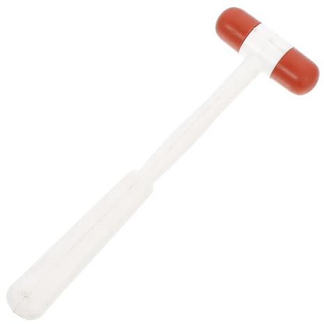 BESTYASH Martello Medico Diagnostico in Gomma Testa Rotonda Multifunzionale per Esami Neurologici, Strumento a Percussione Ospedaliero per Test Riflessi e Massaggi Professionali