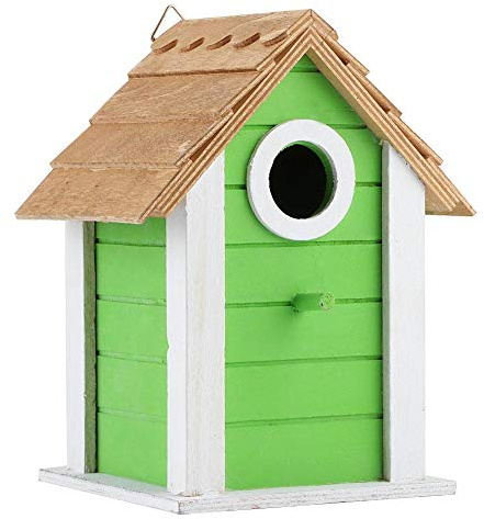 Duokon Bird House Outdoor Garden Balcony Decoration Wooden Bird Parrots House Nests Resting Cage Box Supplies
