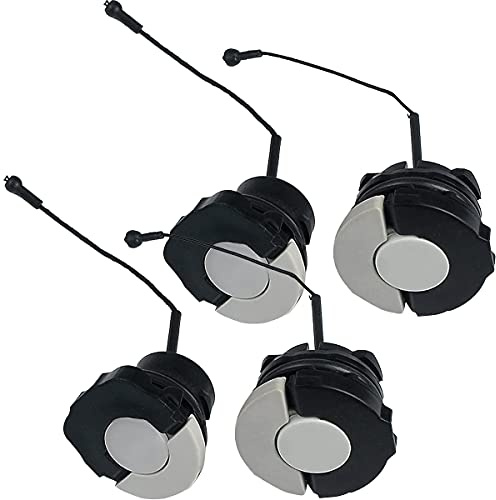 ZAMDOE Gas Fuel Cap + Oil Cap for STIHL MS200 MS210 MS230 MS250 MS260 MS270 MS280 MS340 MS341 MS361 MS380 MS381 MS390 MS441 MS460 MS880 MS171 MS181 MS192T Chainsaw Parts(4 Pack)