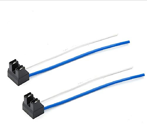H7 Steckers, Baceyong 2 Stücke Auto H7 Keramik Scheinwerfer Steckdose, 2-Pin Ersatz Und Reparatur Lampenfassung Steckerbuchse Kabelbuchse Stecker Buchse Für Lampen Glühlampen Glühbirnen