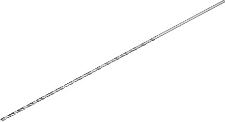 sourcing map Brocas helicoidales de 3,5 mm, vástago recto de acero de alta velocidad, broca extra larga de 300 mm de longitud para madera, plástico, aluminio