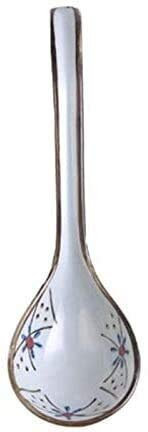 Set di cucchiai Cucchiaio da tavola per Ristorante Domestico, Cucchiaio Cucchiaio da Riso Cucchiaio da minestra in Ceramica Giapponese Cucchiai da tavola per la casa (6 Pezzi 6 Pezzi)