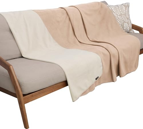 Pawsee Wasserdicht Hundedecke Katzendecken Waschbar, wasserdichte Decke für Große Hunde Sofaschutz Couch Überwurf, Flauschig Wasserdicht Liebesdecke für Schutzdecke Tagesdecke, XL 203 x 229 cm