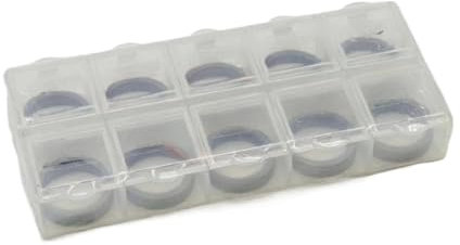 B25 50-teiliges Common-Rail-Einstellscheiben-Einspritzventil-Hebescheiben-Set und Unterlegscheibe for CR-Einspritzdüsen. Einstellscheibe, Größe 0,96–1,14 mm