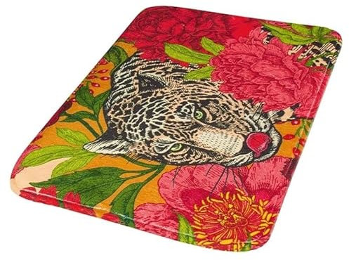 Kleine Wolke Badteppich Leopold Multicolor 40 x 60 cm