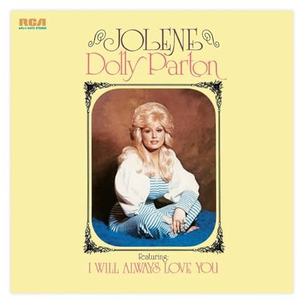 TCMAHE Dolly Parton Jolene - Poster sur toile - Décoration murale pour salon, chambre à coucher - 40 x 40 cm