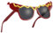 Gatuida Lustige Partybrille: Lustige Hot-Dog-Form Sonnenbrillen für Damen und Herren Alberne Maskerade Brillen Lustig für Erwachsene Halloween, Karneval Kostümzubehör