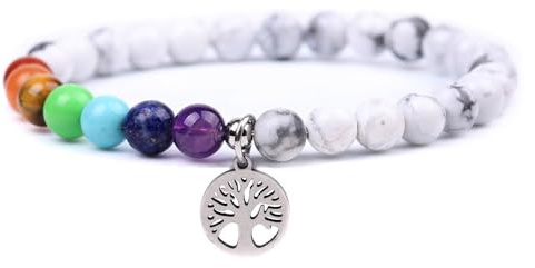 Miracles Minéraux Bracelet 7 chakras en pierre naturelle | fait main en France
