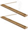 WUSJCOF 2 piezas Soporte para Varilla de Incienso de Madera, porta incienso, incensario, Incienso de Madera de Bambú, para Meditación, Yoga, Interior y Exterior