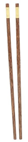 TOPPERFUN Palillos de Madera Reutilizables para Cocina Palillos Chinos para Restaurante para Uso Diario Hotel