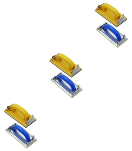 NUOBESTY 3 Ensembles Ponceuse À Papier De Verre Pour Contreplaqué Cloisons Sèches Broche Manuelle Blocs Automatiques Ponceuse Murale Manuelle Multi-Gator Qualité Rotative 2 pièces * 3