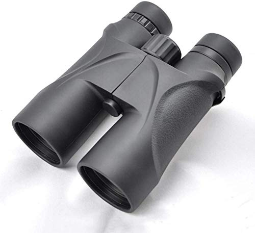 12 x 50 mm Fernglas, schwarz, wasserdicht, leistungsstark, Militärdach, vollständig mehrfachbeschichtet, für die Jagd und Vogelbeobachtung