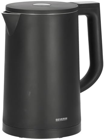 Bollitore Elettrico Da 1,7 L Con Temperatura Regolabile - Severin - Wk3483 - 2200 W - Regolabile Fino A 100 ?c - Nero Opaco