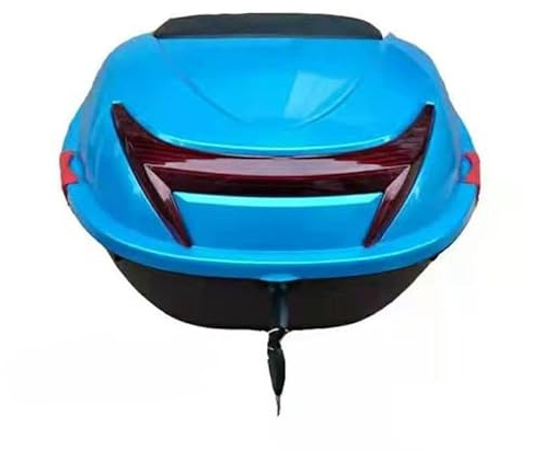 MXQCLSA Topcase Motorradkoffer, für Honda CL500 CL 500 2023 2024 wasserdichte & abnehmbare Motorrad-Topbox Helmkoffer abschließbar mit reflektierendem Panel