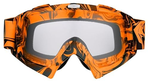 Mud Defeater Motor Motocross Brille Kinder AHP Motorradbrille Racing Googles Orange