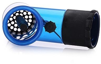 VICASKY Tragbarer Lockenwickler Haartrockner Düse 5cm Hitzebeständiger Kunststoff Blau für Lockiges und Welliges Haar mit 2 Rollen und Etui Friseursalon und Zuhause