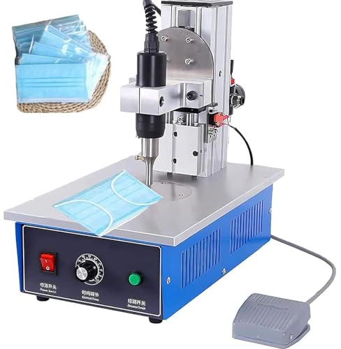 Kit saldatrice a punti ad ultrasuoni da 1200 W 35 KHz, saldatrice in plastica con pedale elettronico e punta Φ9 mm, specializzata per nylon/PVC/acrilico