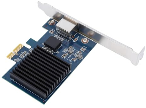 PCIe Netzwerkkarte, 10G RTL8127 Chip PCI Express 4.0 X1 | Multi Gig RJ45 Ethernet Adapter Linux 10G 5G 2.5G 1G Wake on LAN