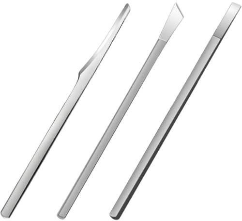 Set de Pedicura para Pies 3 Piezas de Acero Inoxidable Plata | Removedor de Callos y Piel Muerta, Uso Profesional y Doméstico, Herramienta para Salón y Casa