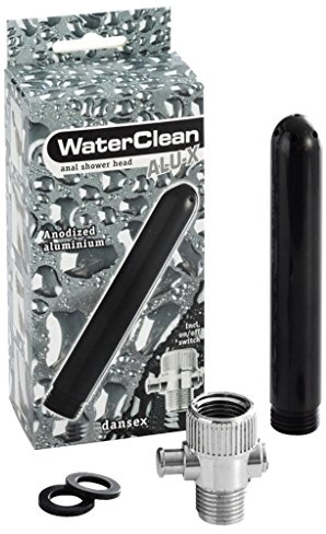 WaterClean Alu-X Analdusche schwarz