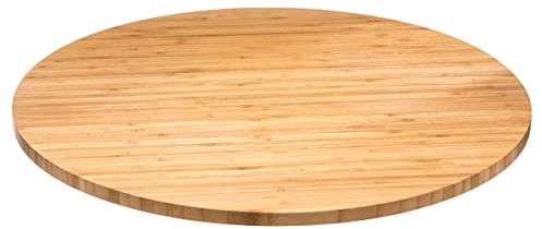 Secret de Gourmet - Bambusdrehscheibe d50 - Plattenspieler, Bambus, Abmessungen D. 50 x H. 3 cm