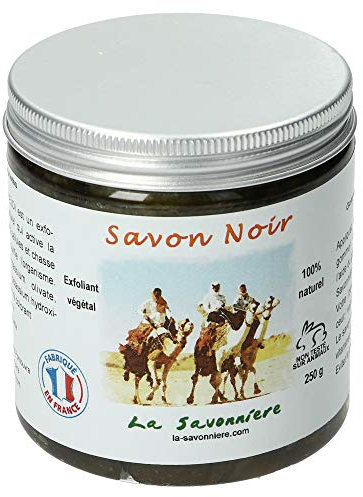 La Savonnière Savon Noir 100% Naturel 250 g Non Bio - Lot de 2