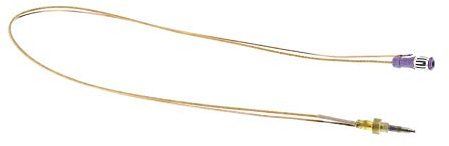 Franza Termocoppia di sicurezza per Electrolux Rex Aeg Zanussi - Lunga 500 mm. Testa 28,5 mm. - Testa funzionale 16,5 mm. - Attacco minijack - 8076440026 - H4803/OR - Prodotto originale