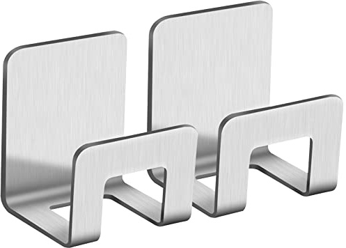 AGRYMER Küchenschwammhalter, Schwammhalter, Schwammhalter für Küchenspüle, Selbstklebender Küchenschwammhalter Edelstahl Schwammhalter, 2 Stück