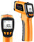 Infrarot Thermometer (nicht für Menschen), LEERCHUANG Temperaturmessgerät für Pizzaofen, Berührungslose Laser Thermometerpistole zum Kochen/Grillen (-50 °C ~ 420 °C) Gelb