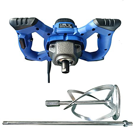 Miscelatore per mortaio 2600 W, miscelatore per calcestruzzo elettrico a 6 velocità, 0-1700 giri/min, M14, per miscelazione di vernice, pasta di cemento, calcestruzzo, mortaio, foraggio