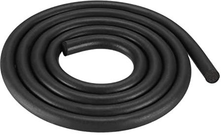 sourcing map Caoutchouc Mousse Joint étanchéité, 14mm Diamètre x 2.5m Long Rond EPDM Caoutchouc Décapage pour Bricolage Joint, Entrepôt, Tampons, Mousse Tubes, Artisanats, Maison Sceau