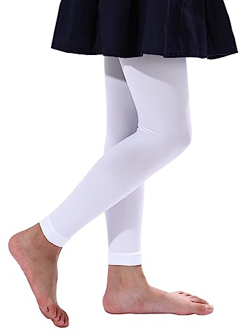 EVERSWE Girl's Microfiber Footless Tights, Ultra Soft Ballet Dance Tights