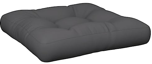 vidaXL Palettenkissen Anthrazit 50x50x12 cm Stoff