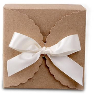 Rockreyoa Geschenkbox Set mit Schleife Pastell Wellig Kleine Pappschachteln Pralinenschachtel Zarte Karton Geschenkbox, 9*9*5 cm für Hochzeit, Geburtstag, Party, Weihnachten Primäre Farben 50 Stück