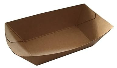 DPdantepellacani 250 Vaschette Vassoi Contenitori in cartoncino avana monouso uso caldo contenitore food delivery usa e getta patatine sfiziosità insalate pasta riso fritti (750 ml (200x151xh52))