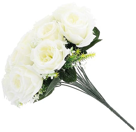 MUSISALY Rosa Artificial Preservada Bouquet De Flores Artificiales Secas Decoración para Tumba Flor Eterna Fácil De Cuidar